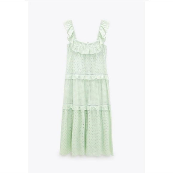 Zara Eyelet Dress - Picture 4 of 8